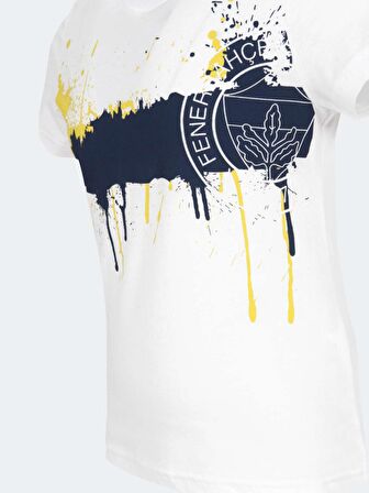 ÇOCUK TRİBÜN BOYALI LOGO T-SHİRT
