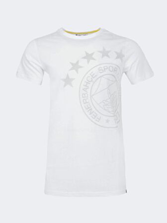 5 YILDIZ YAN LOGO T-SHIRT