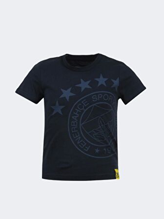 ÇOCUK 5 YILDIZ YAN LOGO T-SHIRT