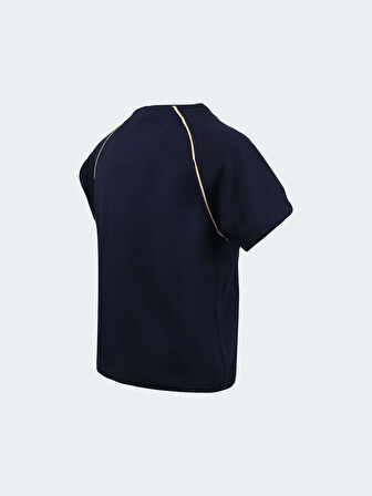 ÇOCUK 5 YILDIZ BİYELİ GOLD LOGO TSHIR