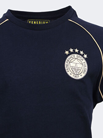 ÇOCUK 5 YILDIZ BİYELİ GOLD LOGO TSHIR