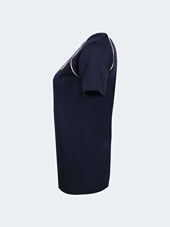 KADIN 5 YILDIZ BİYELİ GOLD LOGO TSHIR