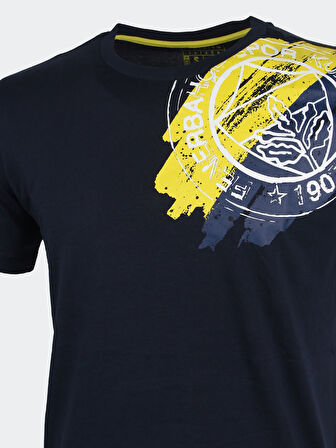 ERKEK TRIBUN OMUZ BASKILI LOGO TSHIRT