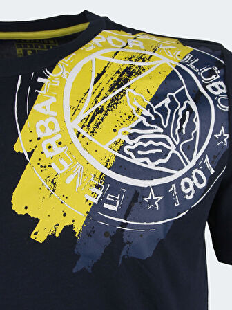 ERKEK TRIBUN OMUZ BASKILI LOGO TSHIRT