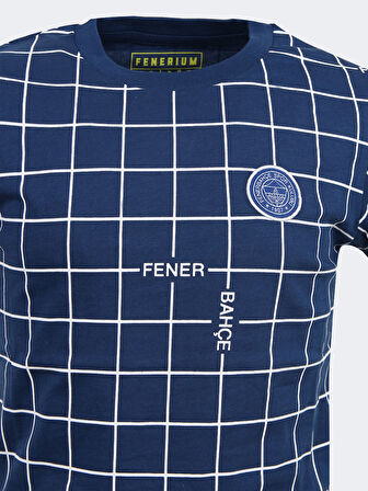 ÇOCUK TRIBUN KARE DESENLİ TSHIRT