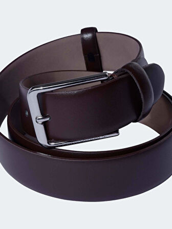 FB HAKİKİ DERİ KLASİK KEMER KAHVE 10