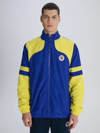 Fenerbahçe Sarı Lacivert Retro Erkek Mont