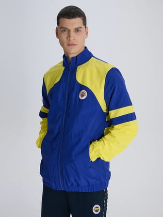 Fenerbahçe Sarı Lacivert Retro Erkek Mont
