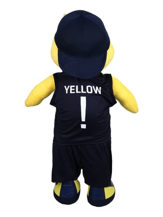 YELLOW MASKOT 100CM