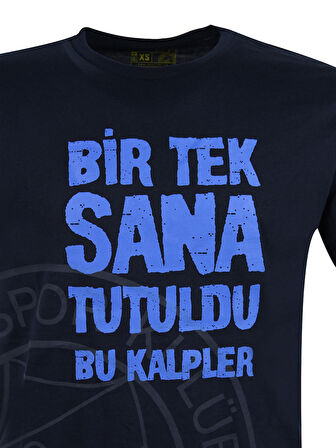 ERKEK TRIBUN SLOGAN TSHIRT
