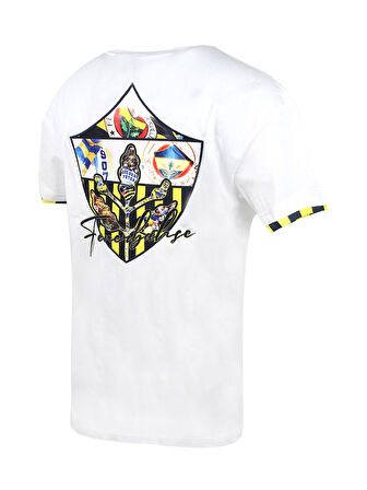 ERKEK TRIBUN KALKAN DETAYLI TSHIRT