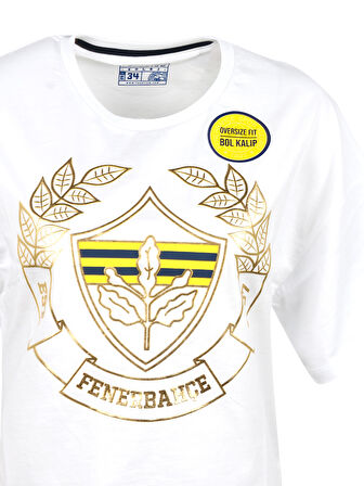 KADIN KOLEJ ÇELENK LOGOLU TSHIRT