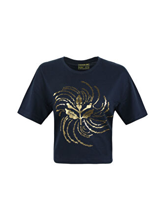 KADIN TREND VARAK BASKILI TSHIRT