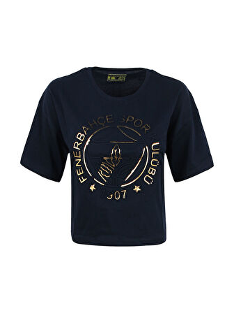 KADIN TRIBUN EMBOSS LOGOLU TSHIRT