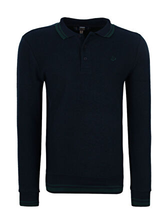 ERKEK CLUB LACİVERT KAZAK