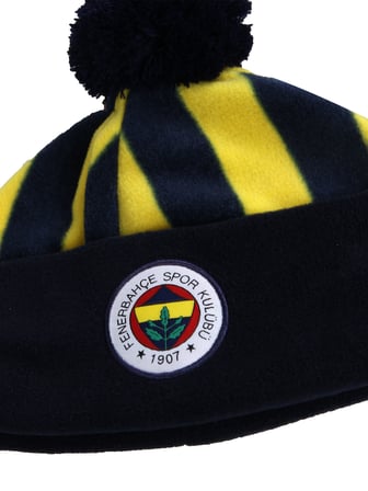 Fenerbahçe Lacivert Sarı Çocuk Polar Bere