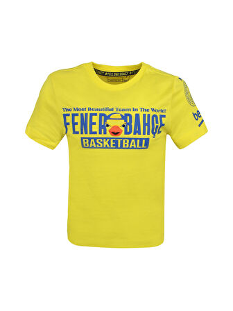 BASKET ÇOCUK FENERBAHCE YELLOW TSHIRT