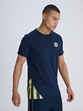 ERKEK TRIBUN ÇUBUKLU DETAYLI TSHIRT