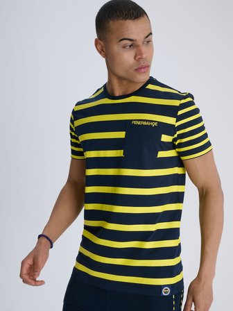 ERKEK TRIBUN ÇİZGİLİ TSHIRT