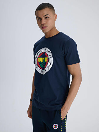 ERKEK TRIBUN 6 RENK LOGOLU TSHIRT