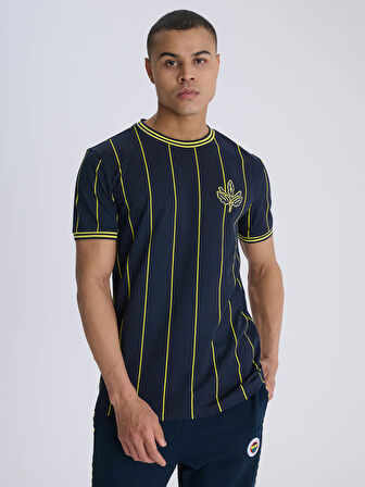 ERKEK TRIBUN İNCE ÇİZGİLİ TSHIRT