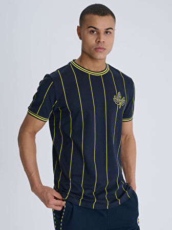 ERKEK TRIBUN İNCE ÇİZGİLİ TSHIRT