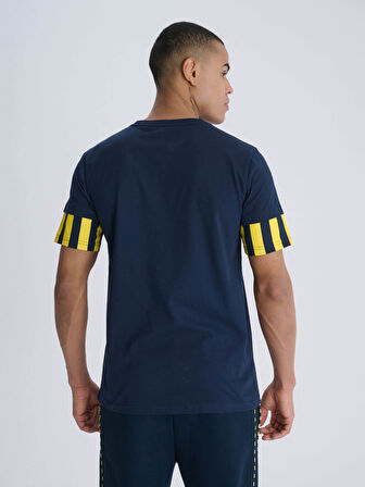 ERKEK TRIBUN ÇUBUKLU KOLLU TSHIRT