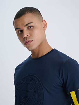 ERKEK TRIBUN ÇUBUKLU KOLLU TSHIRT