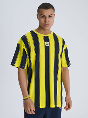 ERKEK TRIBUN ÇUBUKLU TSHIRT