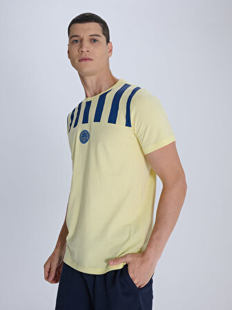 ERKEK TRIBUN ÇUBUK BLOKLU TSHIRT