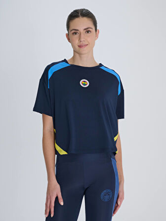KADIN TRIBUN PARÇA DETAYLI TSHIRT