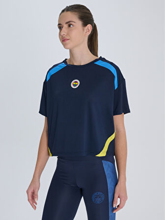 KADIN TRIBUN PARÇA DETAYLI TSHIRT