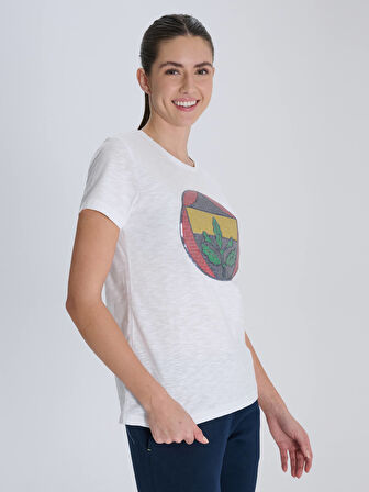 KADIN TRIBUN 6 RENK LOGOLU TSHIRT