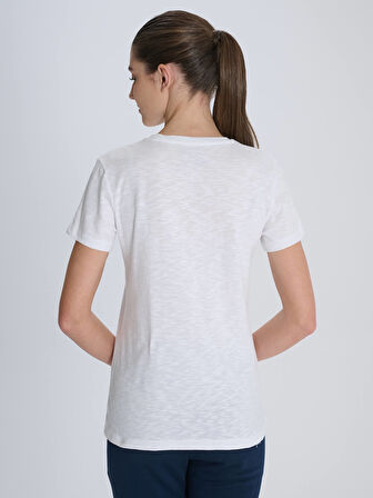KADIN TRIBUN 6 RENK LOGOLU TSHIRT