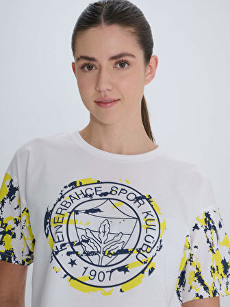 KADIN TRIBUN KAMUFLAJ DETAYLI TSHIRT