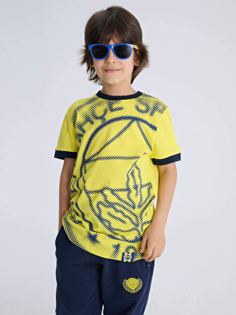 ÇOCUK TRIBUN HALFTONE LOGOLU TSHIRT