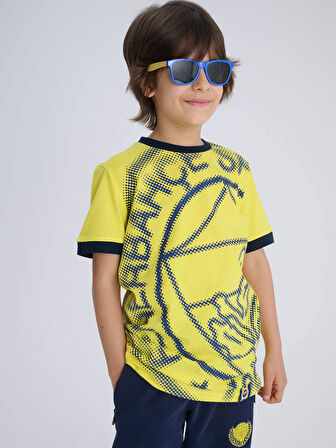ÇOCUK TRIBUN HALFTONE LOGOLU TSHIRT