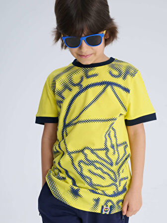 ÇOCUK TRIBUN HALFTONE LOGOLU TSHIRT