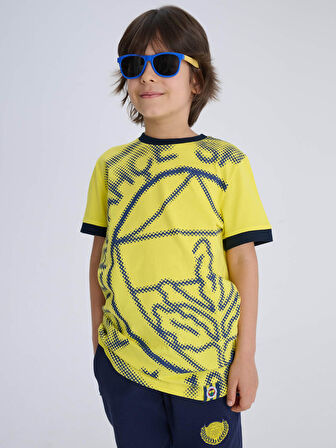 ÇOCUK TRIBUN HALFTONE LOGOLU TSHIRT