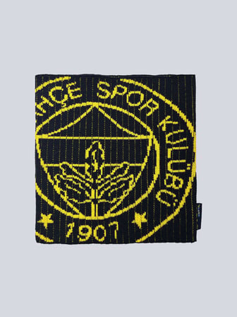 Fenerbahçe Lacivert Tek Renk Logolu Triko Unisex Boyunluk