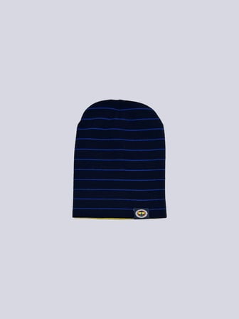 Fenerbahçe Sarı Lacivert Çift Yönlü Unisex Bere