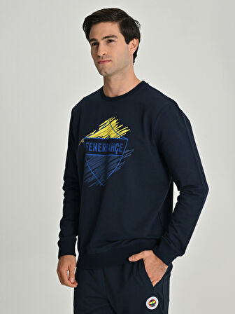 ERKEK TRIBUN BRUSH DETAYLI SWEAT