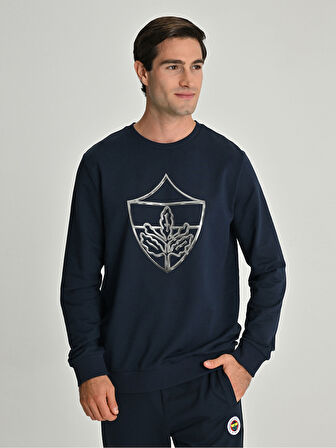 ERKEK TRIBUN METALİK DETAYLI SWEAT