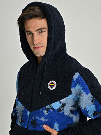 ERKEK TRIBUN KAMUFLAJLI PELUŞ SWEAT