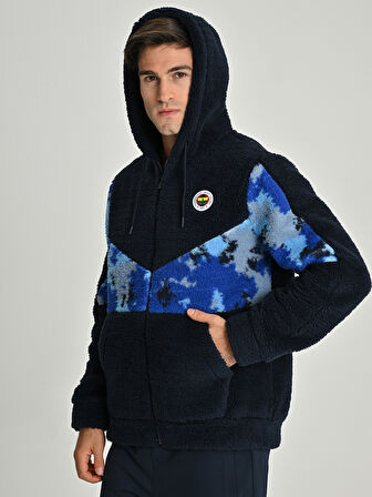 ERKEK TRIBUN KAMUFLAJLI PELUŞ SWEAT