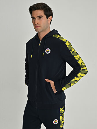 ERKEK TRIBUN KAMUFLAJ DETAYLI SWEAT