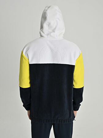 ERKEK TRIBUN ÜÇ RENKLİ POLAR SWEAT