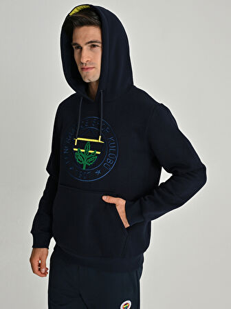 ERKEK TRIBUN FB NAKIŞ LOGO SWEAT