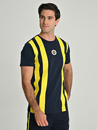 ERKEK TRIBUN ÇUBUK DETAYLI TSHIRT