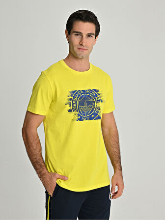 ERKEK TRIBUN BRUSH DETAYLI TSHIRT